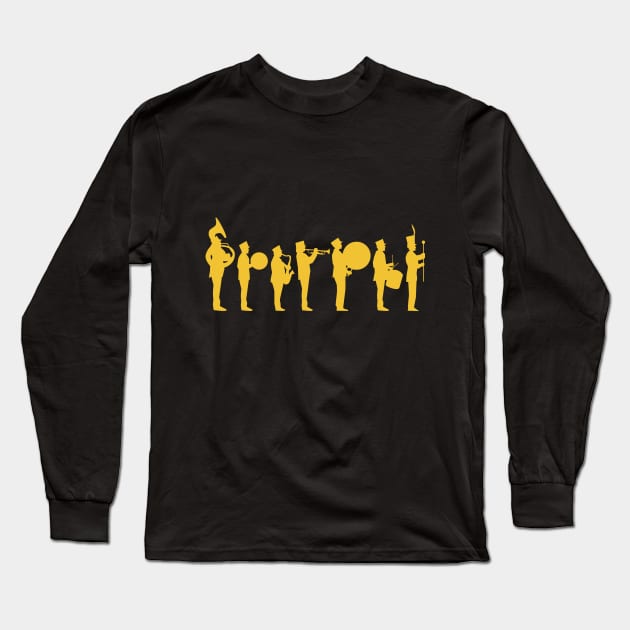 Marching band yellow Long Sleeve T-Shirt by BTSKingdom